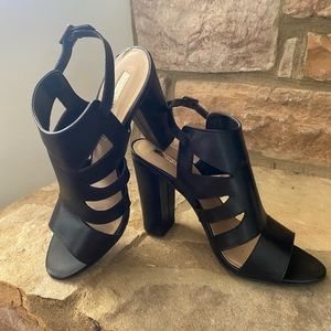 Audrey Brooke Viv Black Heels. Sz 8.5
